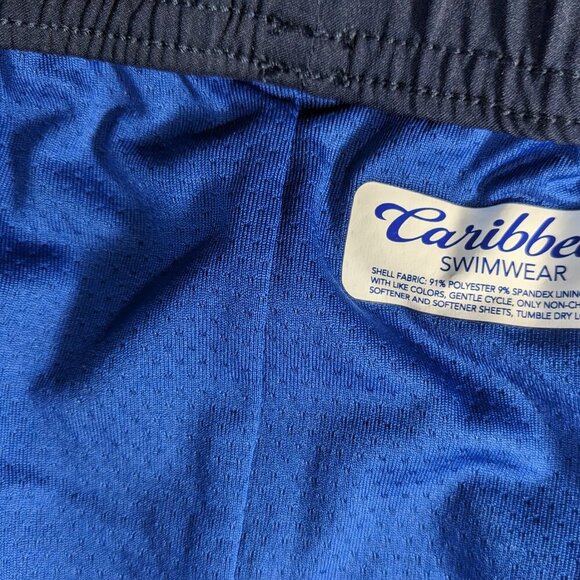 NEW- 4XT Tall Roundtree & Yorke Swim Lined Trunks Quick Dry Polyester 8"I Navy - Picture 8 of 9